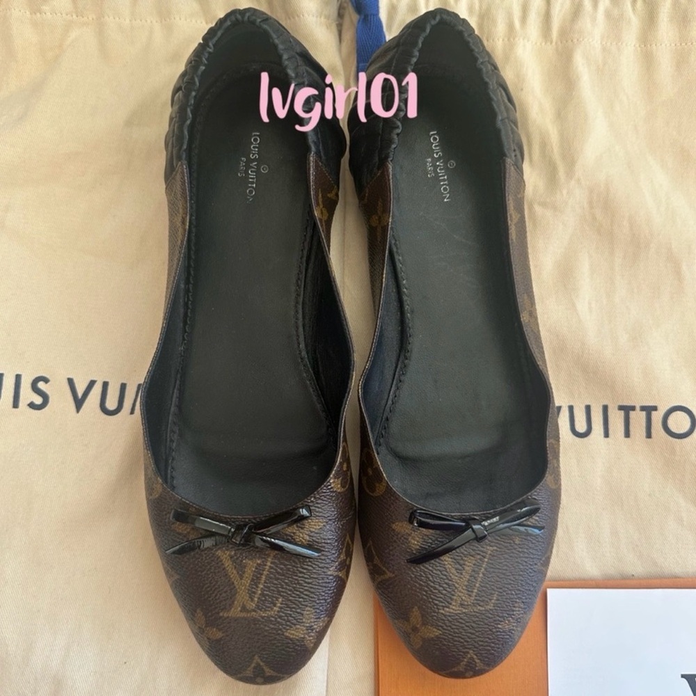 🌸💯Authentic Louis Vuitton Monogram Joy Ballerina Flat